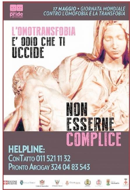 10 manifesto-omofobia pietà michelangelo